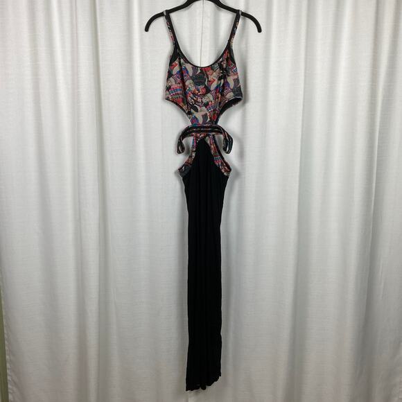 Agua Bendita Peru Body Con Cutout Dress Sz.M - Picture 3 of 14